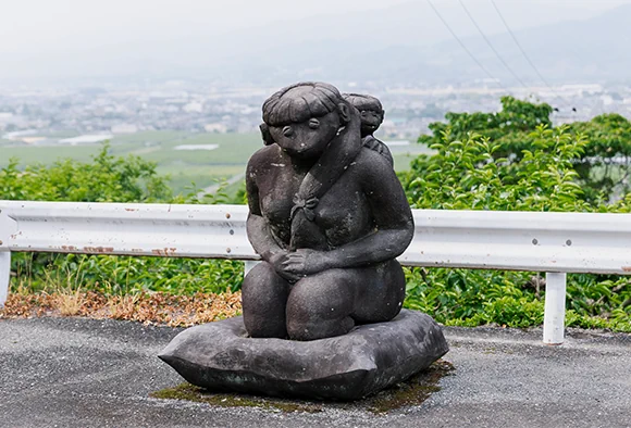 かっぱがお出迎え