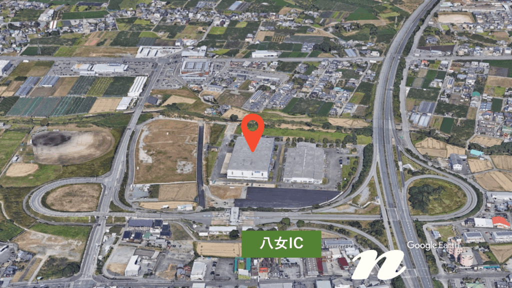 八女インターに隣接した倉庫　250坪空き予定♪