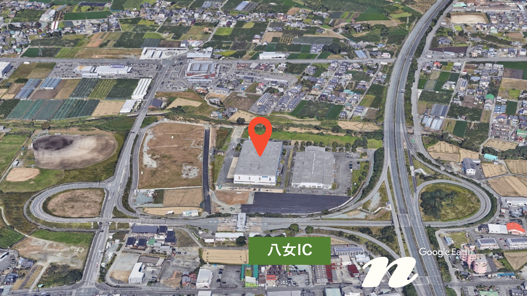 八女インターに隣接した倉庫 250坪空き予定♪